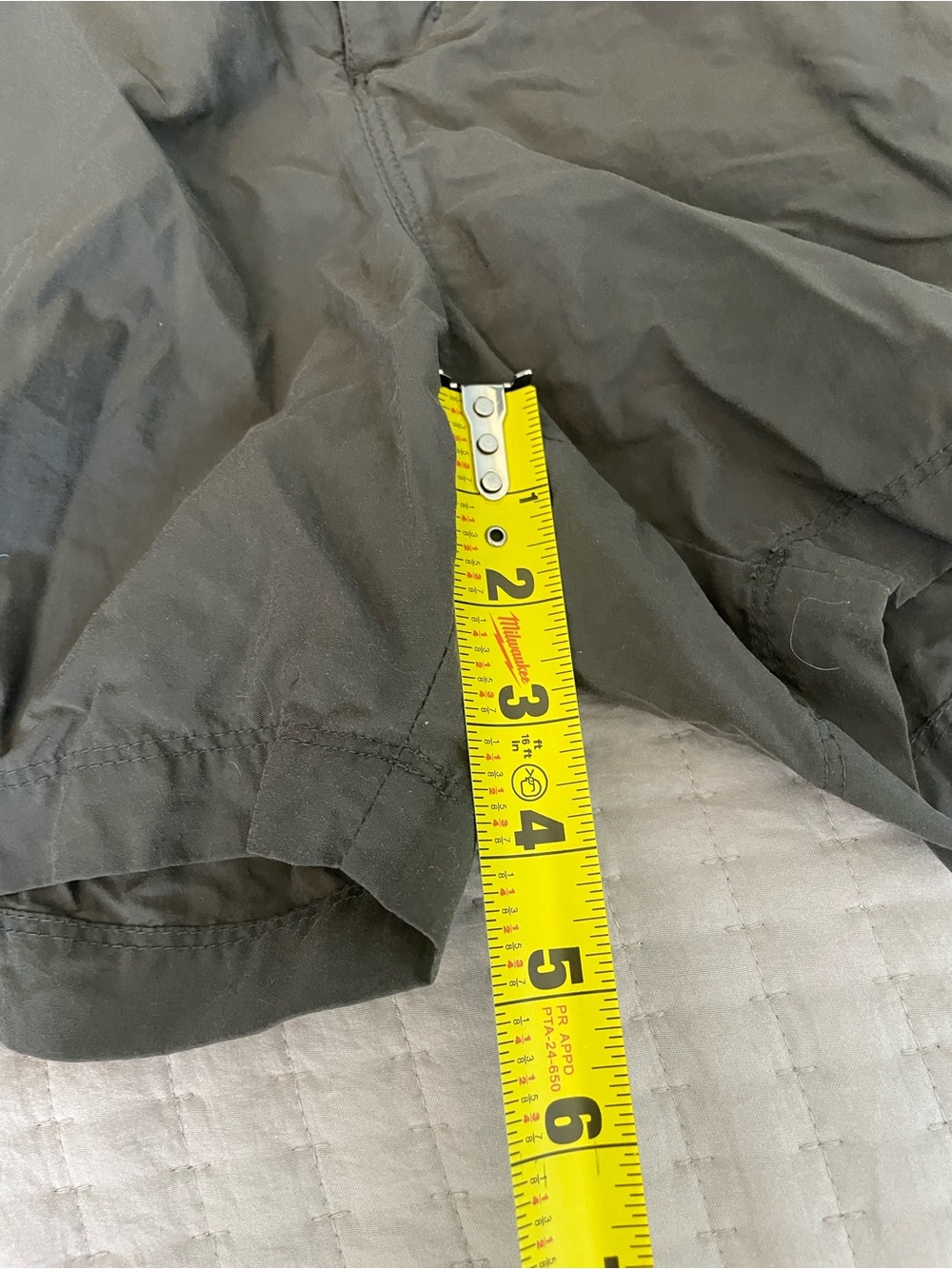 The North Face Hiking Shorts Women S Gray Nylon Zip Pockets Gorpcore - Picture 7 of 7